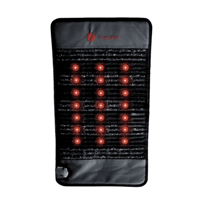 TheraPro PEMF infrared red light healing pad with natural stones for pain relief and relaxation