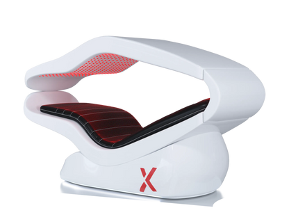 Red Light Couch PEMF HaloX with massage mattress and PEMF system