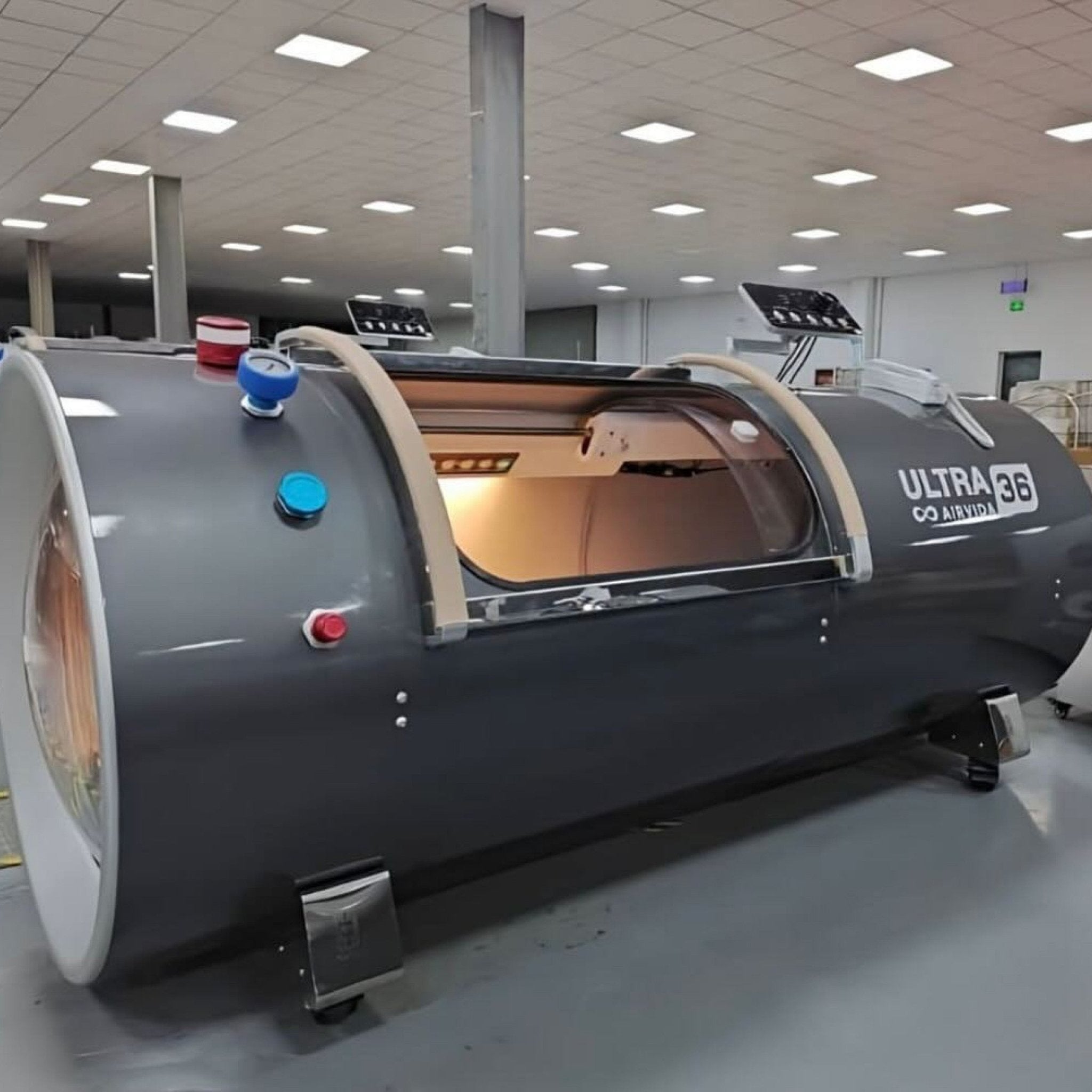 Airvida Ultra 1.3 - 2.0 ATA Hard Shell Lying Hyperbaric Chambers - The Recovery Outlet