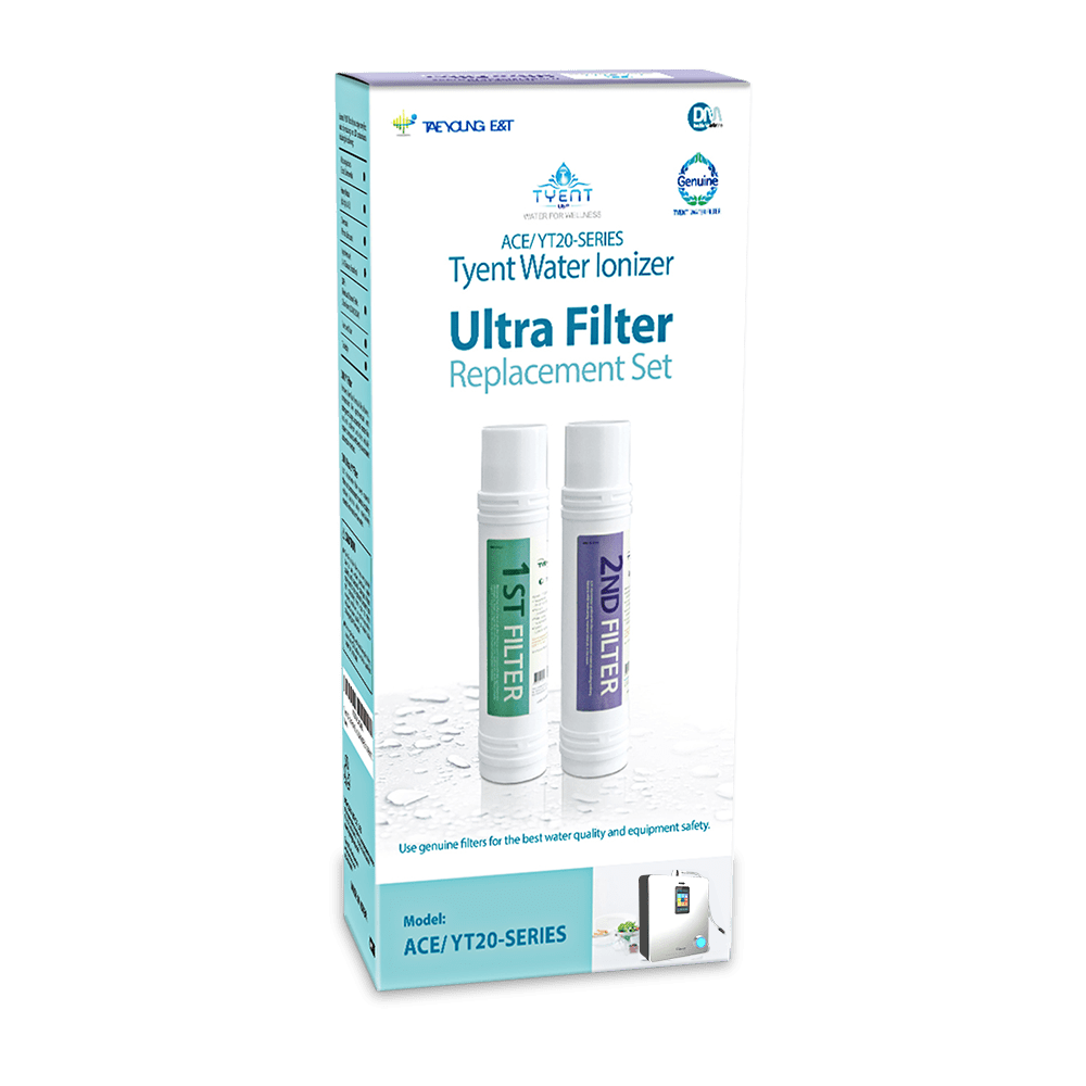 Tyent ACE Ultra Filter Set: Fits 11 & 13 Plate ACE Countertop Water Ionizers - The Recovery Outlet