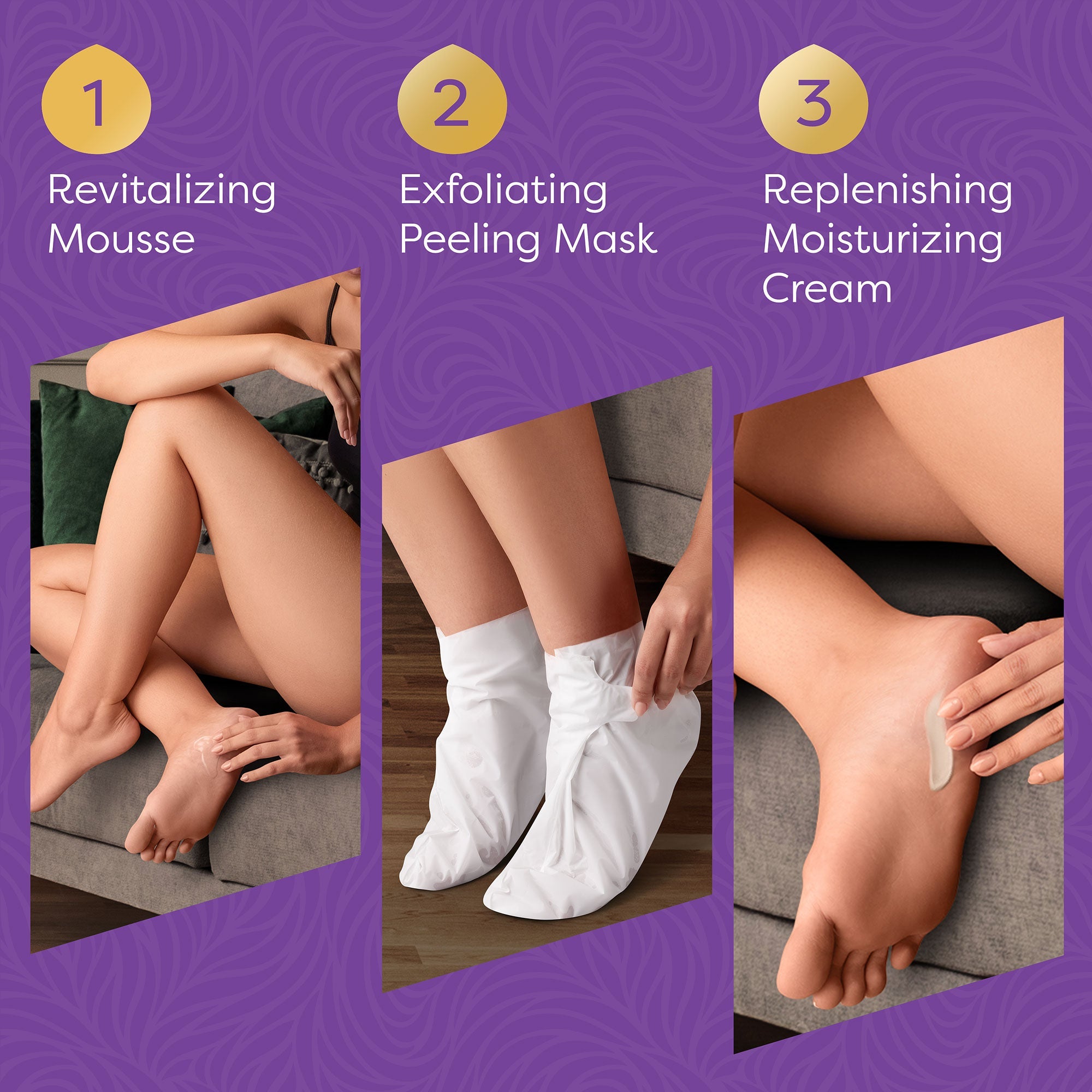 Aesta Foot Peel Mask, 3 - in - 1 - The Recovery Outlet