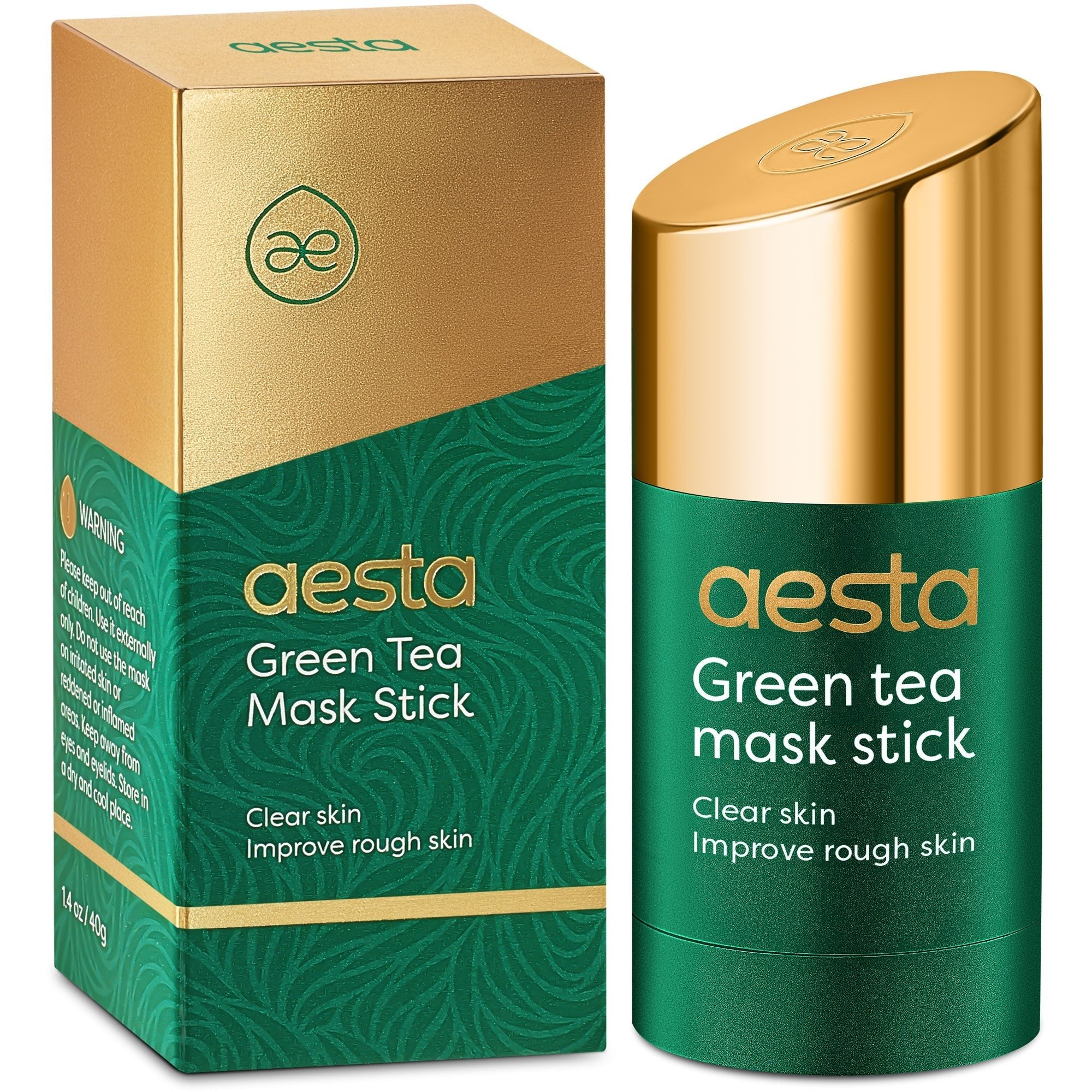 Aesta Green Tea Mask Stick, Gradual Blackhead Remover - The Recovery Outlet
