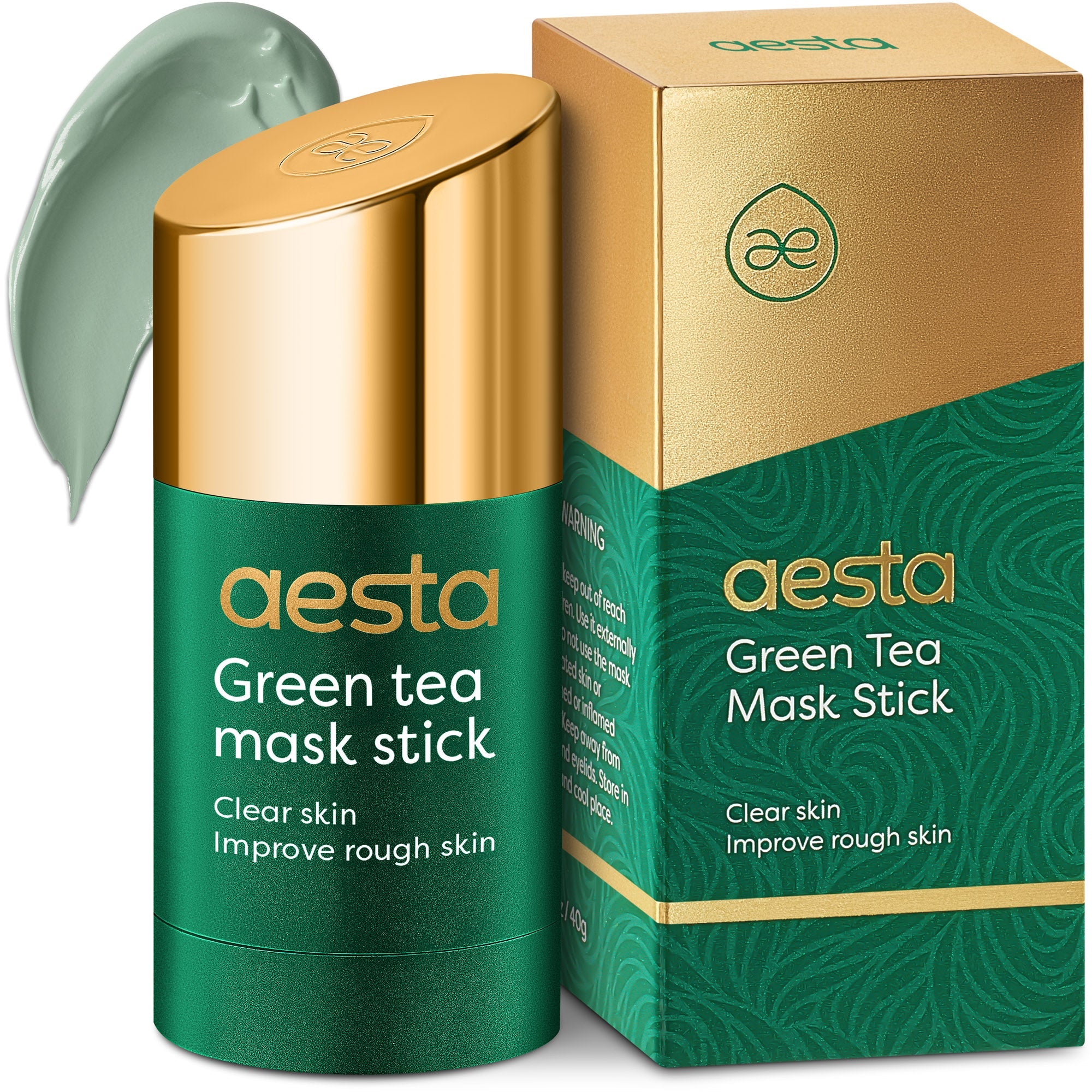 Aesta Green Tea Mask Stick, Gradual Blackhead Remover - The Recovery Outlet