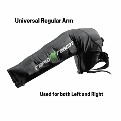 Rapid Reboot compression arm sleeve for left or right arm recovery recovery system