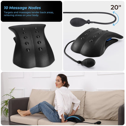 BackWave: Customizable Back Stretcher for Pain & Posture - The Recovery Outlet