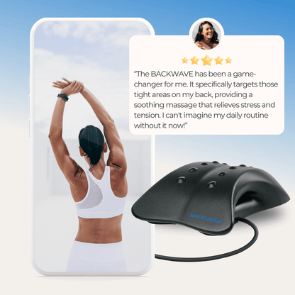 BackWave: Customizable Back Stretcher for Pain & Posture - The Recovery Outlet