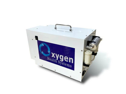 Oil-free air compressor that pressurizes the Polaris hyperbaric chamber