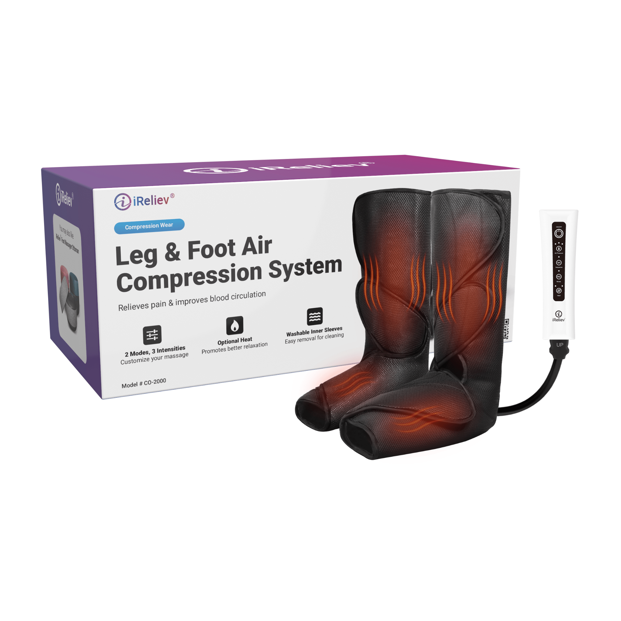 Relaxable Leg & Foot Air Compression System - The Recovery Outlet