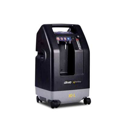 Drive DeVilbiss 10 LPM FDA-approved oxygen concentrator at 95%+ purity