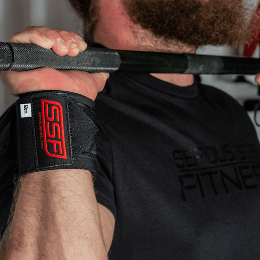 Heavy Duty Wrist Wraps (60cm, Black) - The Recovery Outlet