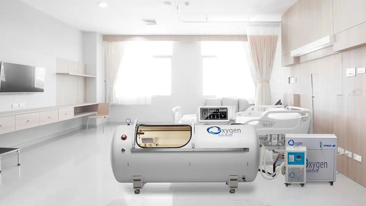 Hospital-grade 2 ATA hard shell hyperbaric chamber
