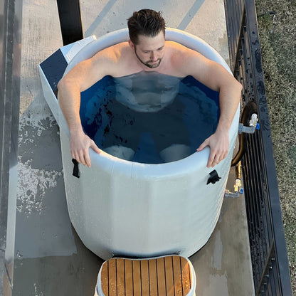 2 Person Traditional Sauna & Inflatable Barrel Plunge - The Recovery Outlet