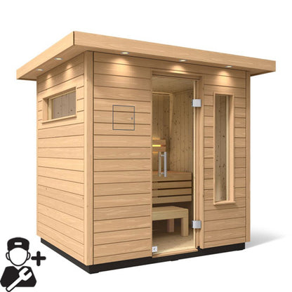 Kohler C2 Outdoor Sauna Kit, Douglas Fir