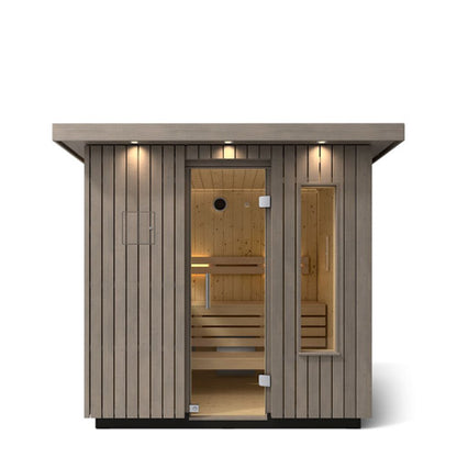 Kohler C2 Outdoor Sauna Kit – Weathered Grey Spruce