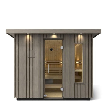 Kohler C2 Outdoor Sauna Kit – Weathered Grey Spruce