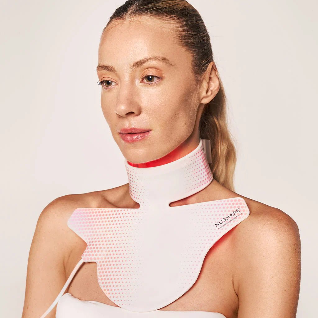 The Nushape Neck Piece, a Revolutionary LED Neck Mask - The Recovery Outlet