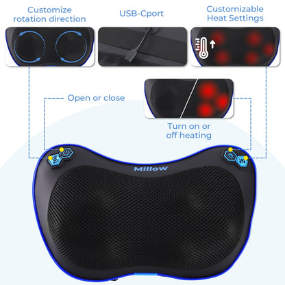MILLOW Portable Massager with Heat for Muscle Aches - The Recovery Outlet