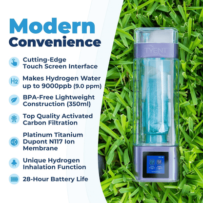 Tyent Portable Hydrogen Bottle - Royal - The Recovery Outlet