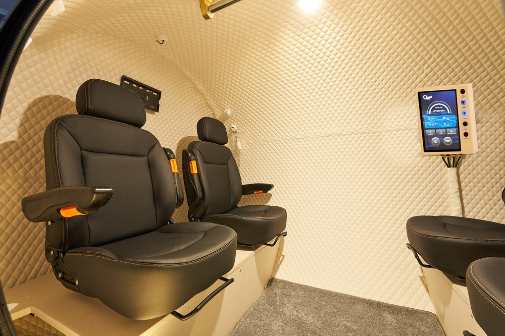 Multiplace hyperbaric chamber interior view