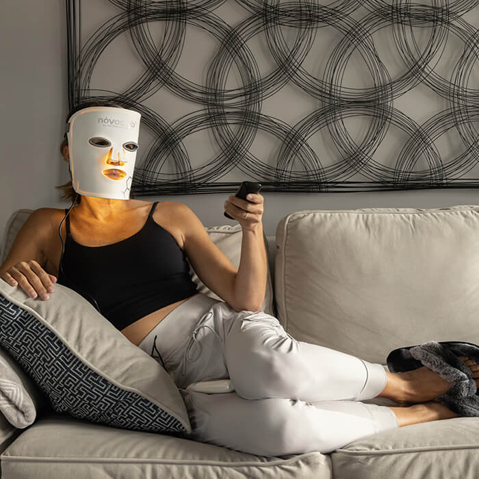 Novaa Glow Therapy Mask | 6 - Mode LED Skincare for Face - The Recovery Outlet
