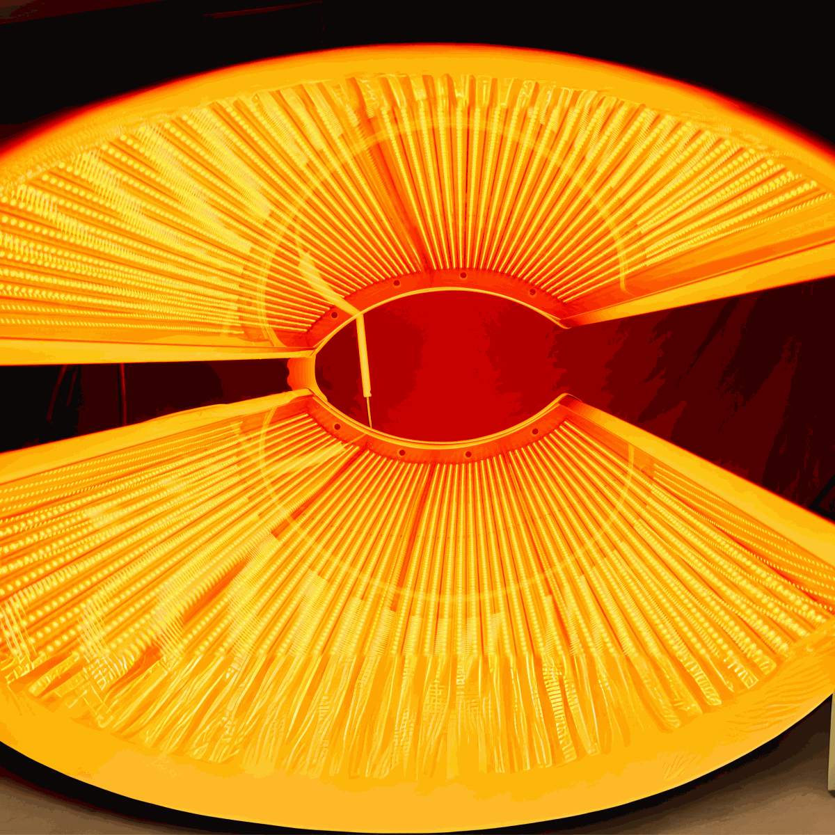 Airvida Aura Red Light Recovery system Bed with LED array and biotech tunnel design for home and commercial use