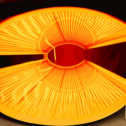 Airvida Aura Red Light Recovery system Bed with LED array and biotech tunnel design for home and commercial use