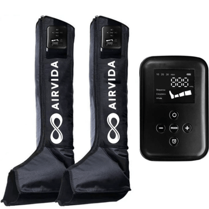 Airvida Cordless Leg Compressions With LCD Screen - The Recovery Outlet