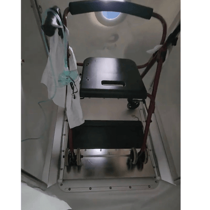 Reclining Chair Inside Hyperbaric Chamber 1.4 ATA