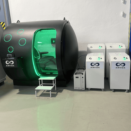 Hard Shell Hyperbaric Chamber With BIBS Masks - The Recovery Outlet