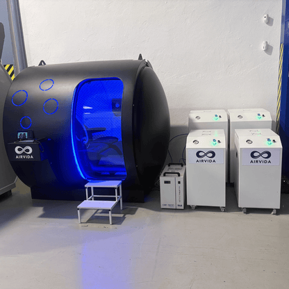 Hard Shell Hyperbaric Chamber With BIBS Masks - The Recovery Outlet