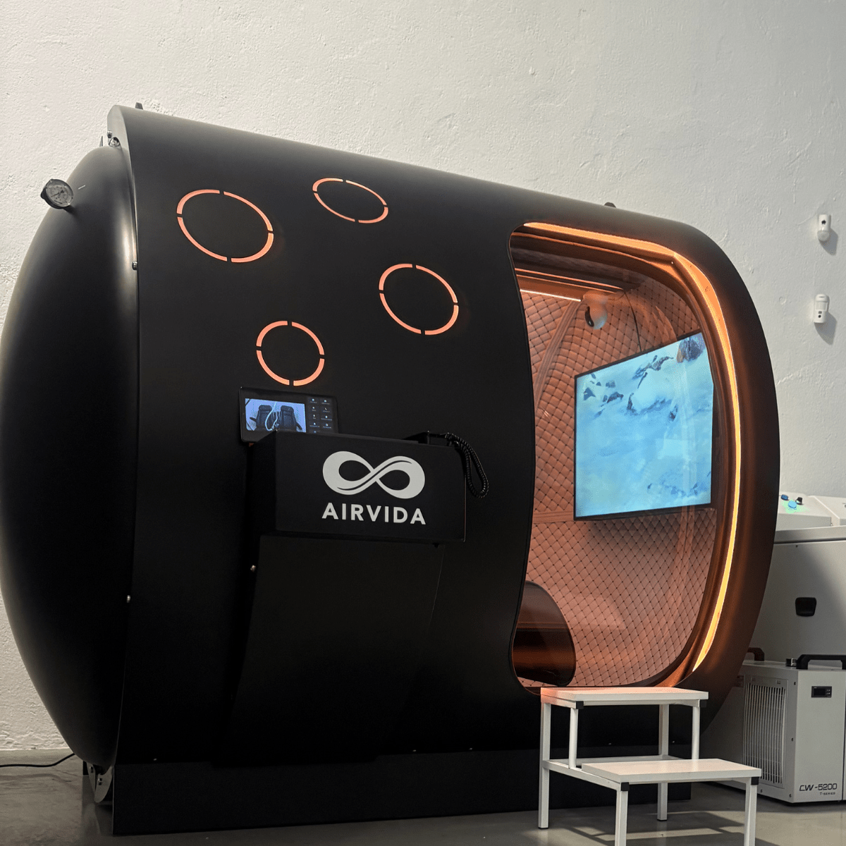 Hard Shell Hyperbaric Chamber With BIBS Masks - The Recovery Outlet