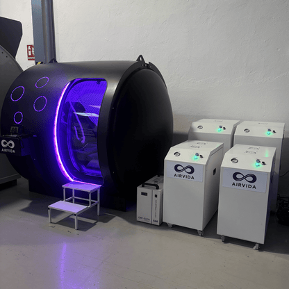 Hard Shell Hyperbaric Chamber With BIBS Masks - The Recovery Outlet