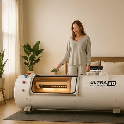 Airvida Ultra 1.3 - 2.0 ATA Hard Shell Lying Hyperbaric Chambers - The Recovery Outlet