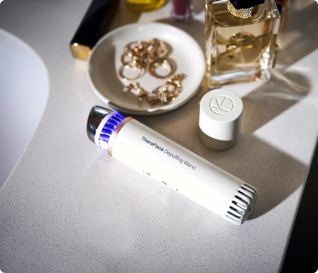 TheraFace Depuffing Wand, Hot and Cold Under Eye Depuffer