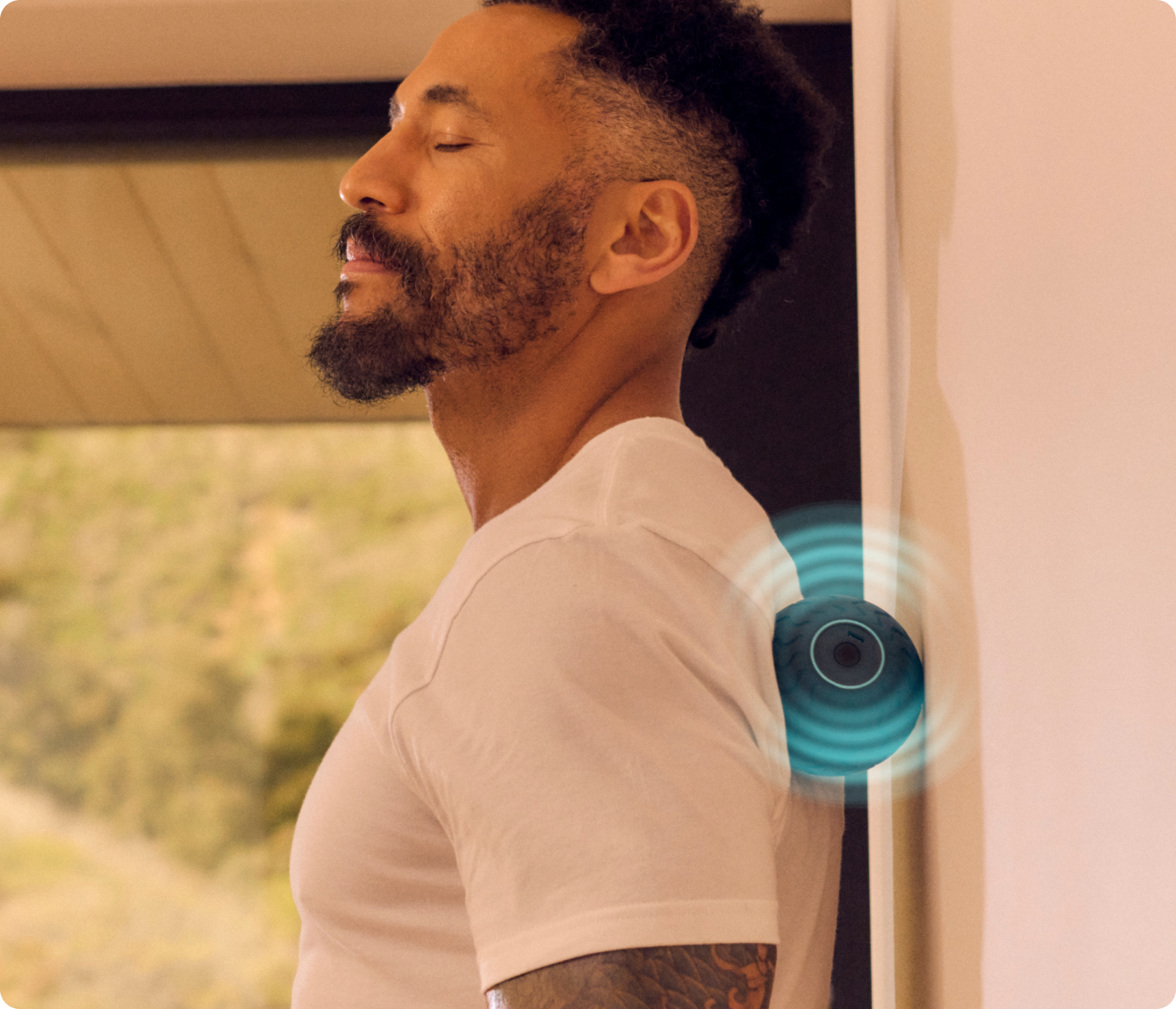 Therabody WaveSolo, Compact Vibrating Massage Ball