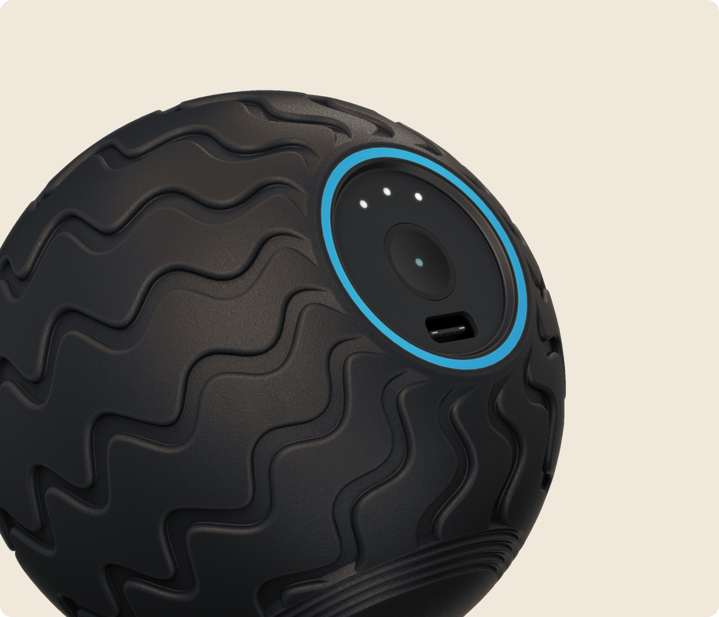 Therabody WaveSolo, Compact Vibrating Massage Ball