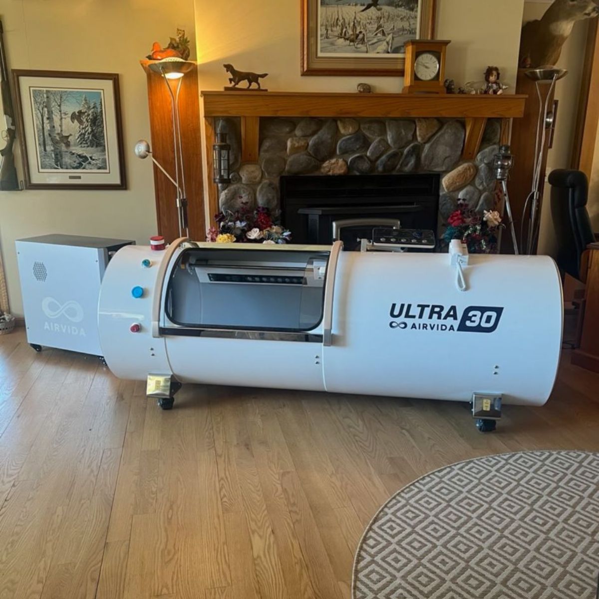 Airvida Ultra 1.3 - 2.0 ATA Hard Shell Lying Hyperbaric Chambers - The Recovery Outlet