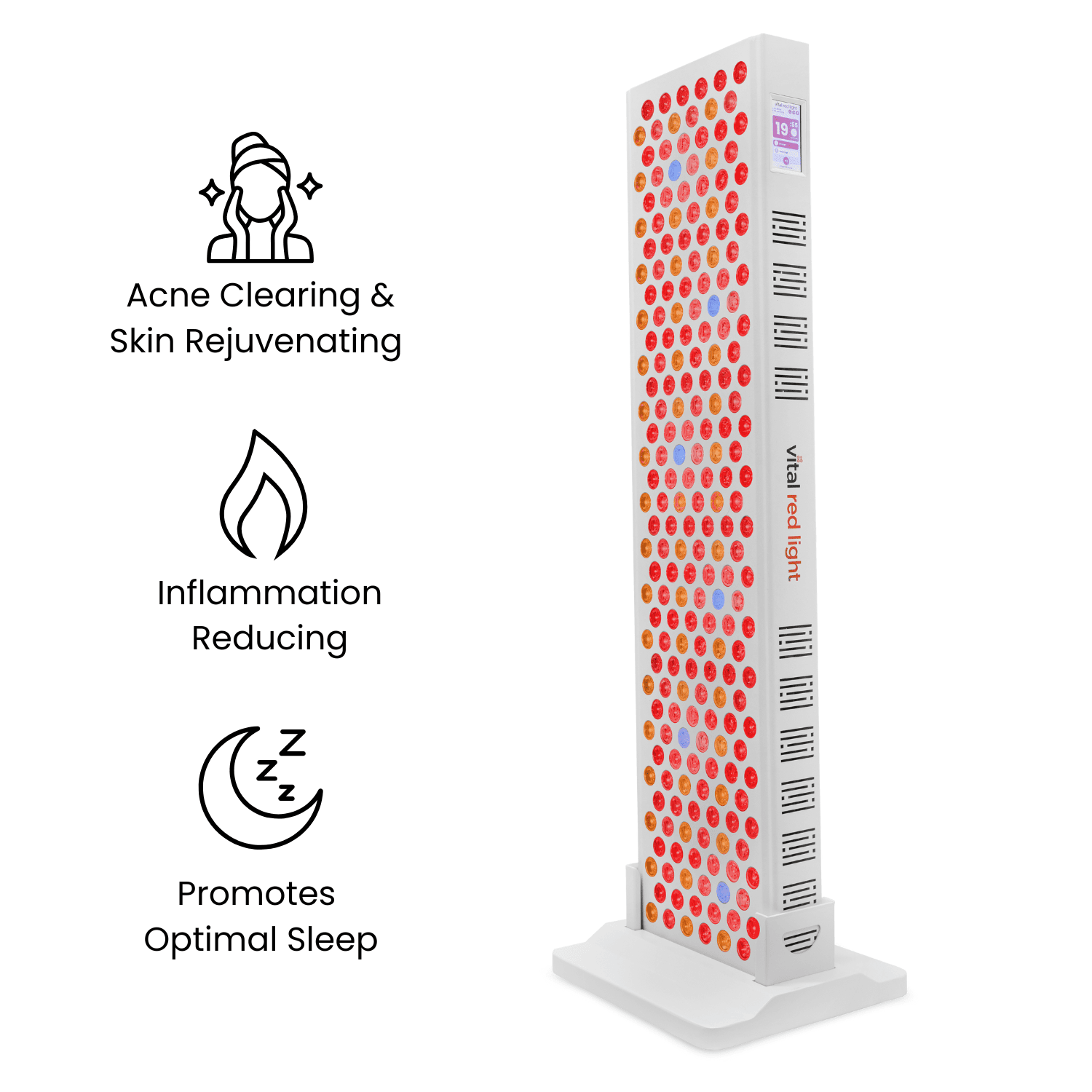 Vital Elite 2.0 Full-Body Red & Near-Infrared Light Therapy Panel | Professional-Grade Wellness Device