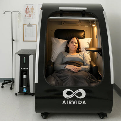 Sitting Hard Shell Hyperbaric Chamber 1.3 - 2.0 ATA - Airvida Elite - The Recovery Outlet