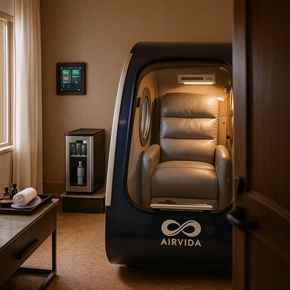 Sitting Hard Shell Hyperbaric Chamber 1.3 - 2.0 ATA - Airvida Elite - The Recovery Outlet