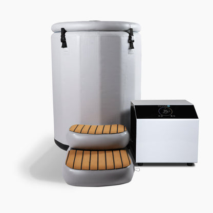 2 Person Traditional Sauna & Inflatable Barrel Plunge - The Recovery Outlet