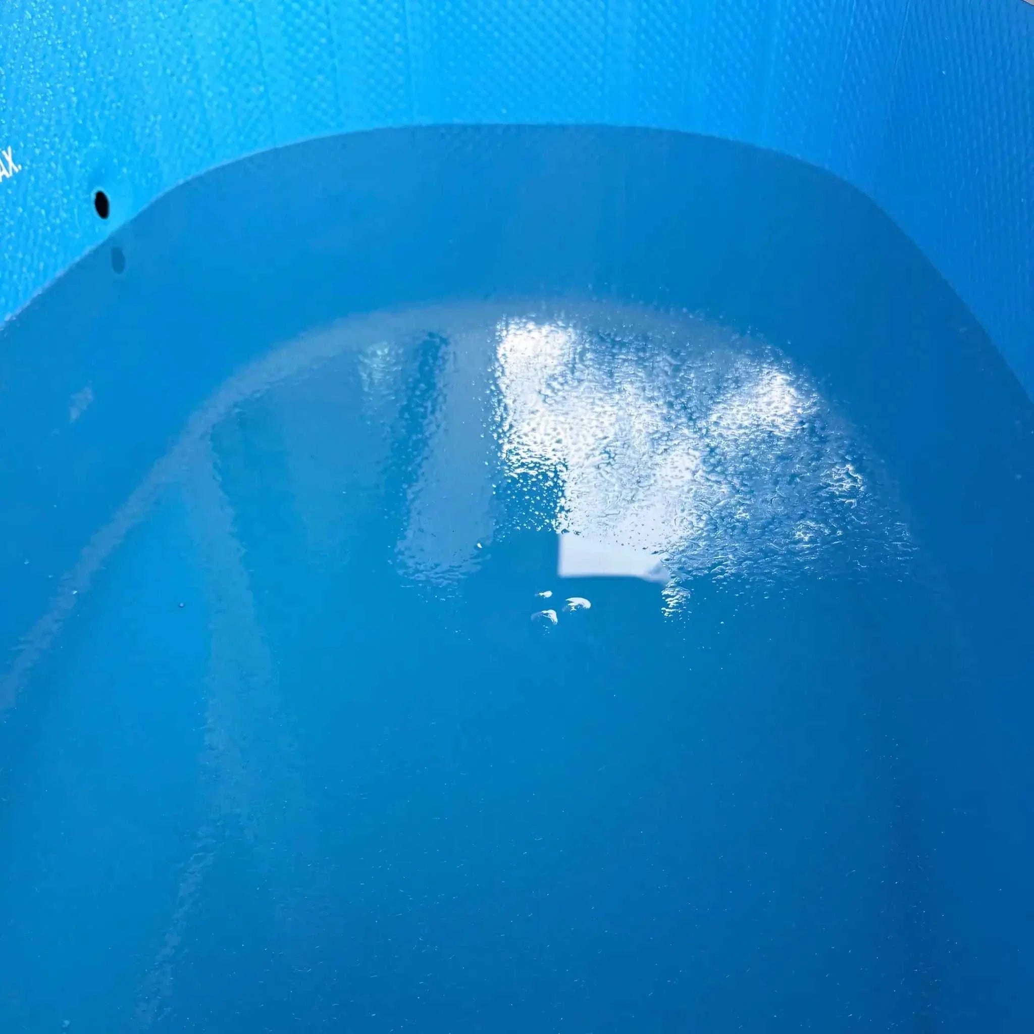 Inflatable Plunge portable insulated hot and cold therapy tub with durable drop stitch PVC and temperature control