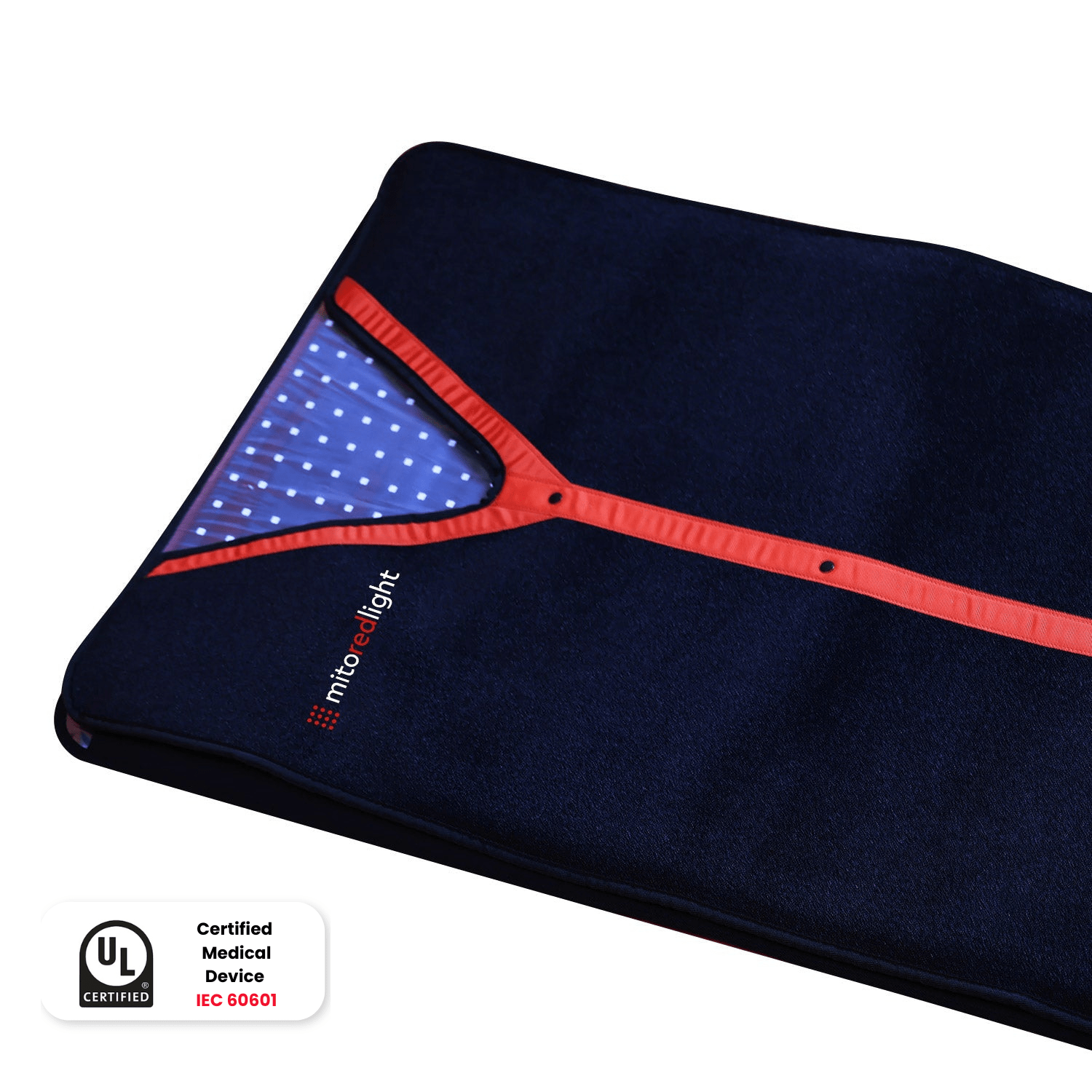 MitoPOD™ portable full body red light therapy mat with triple-chip diode technology and medical grade certification