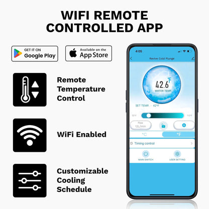 Controller Chiller Remote Core .8hp Chiller - Dual Temperature Hydrotherapy & Wi-Fi Control – The ...