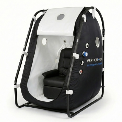 MC4000U walk-in hyperbaric chamber with U-shape zipper door opened for wheelchair-accessible entry