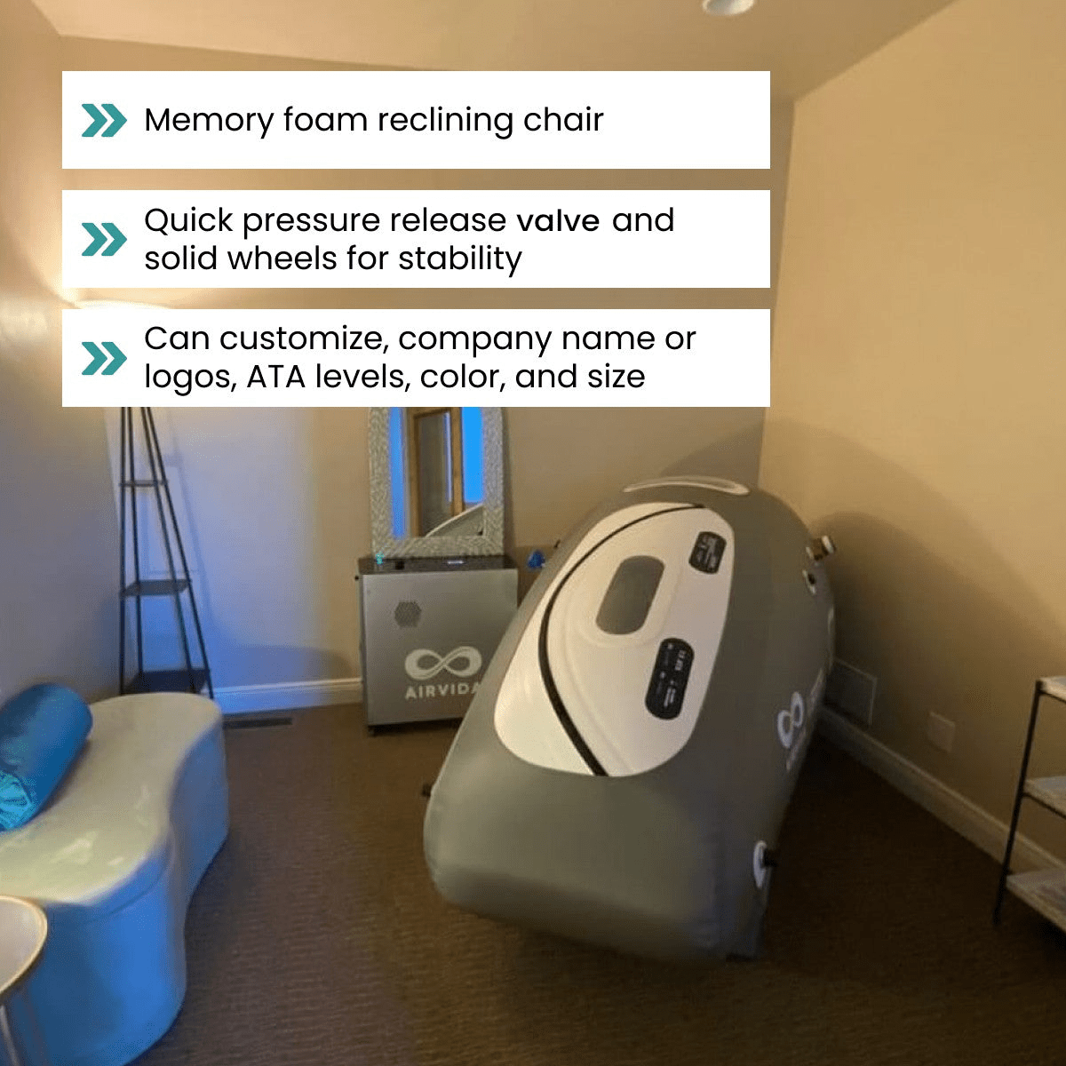 Airvida Pro90 Hyperbaric Chamber - The Recovery Outlet