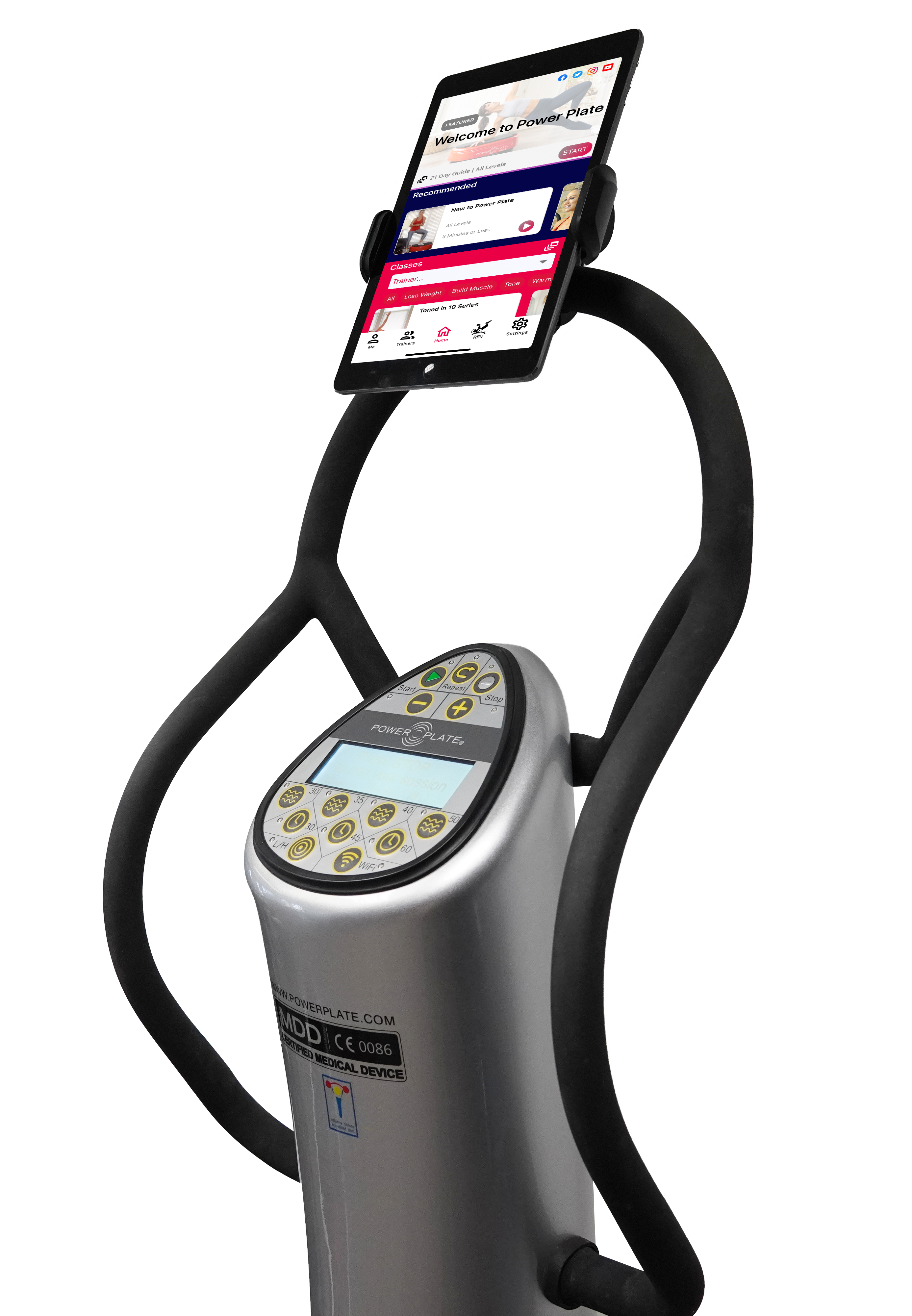 Power Plate Media Holder