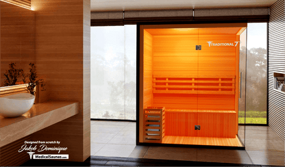 3 Person Home Steam Sauna | Traditional 7™ - The Recovery Outlet