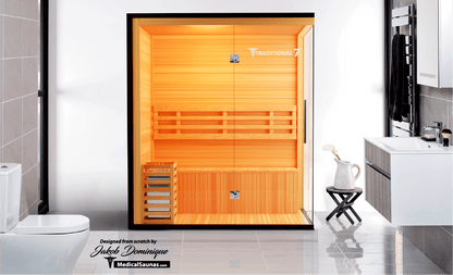 3 Person Home Steam Sauna | Traditional 7™ - The Recovery Outlet